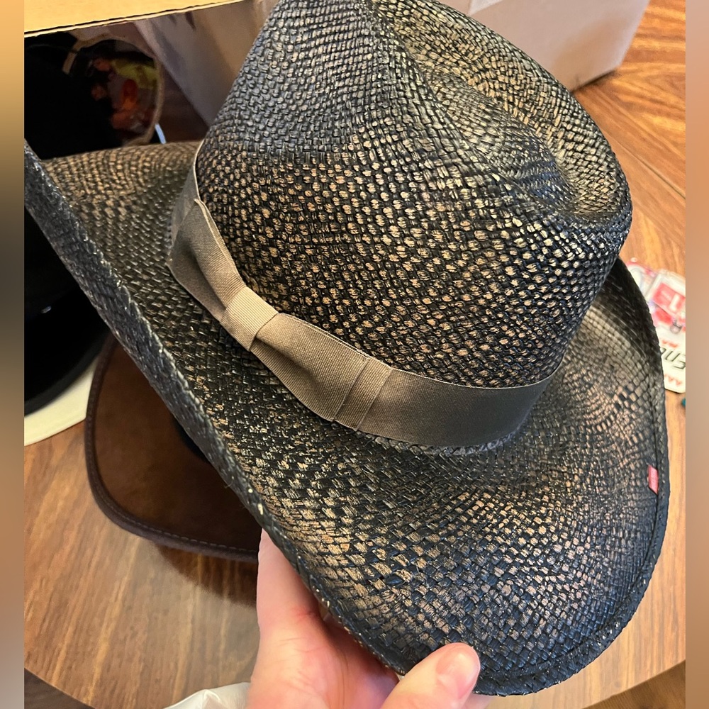 Bullhide Black Woven Smile at me hat